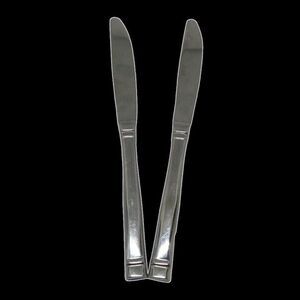Towle Stainless Steel Stephanie Modern Dinner Knife-Living Collection-18/0-Set 2